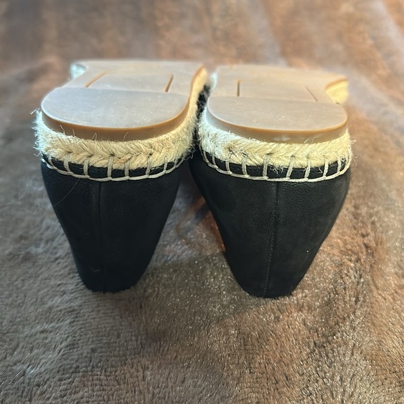 EILEEN FISHER Lee Espadrille Flat, Black Suede Shoe Sz 8 - Picture 12 of 12